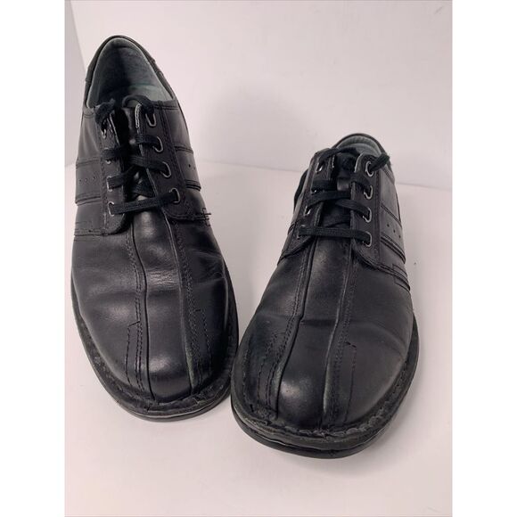 Men\'s Clarks Black‎ Leather Dress Shoes New 9.5 main image 7